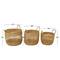 Brown Seagrass Bohemian Storage Baskets, 3ct.